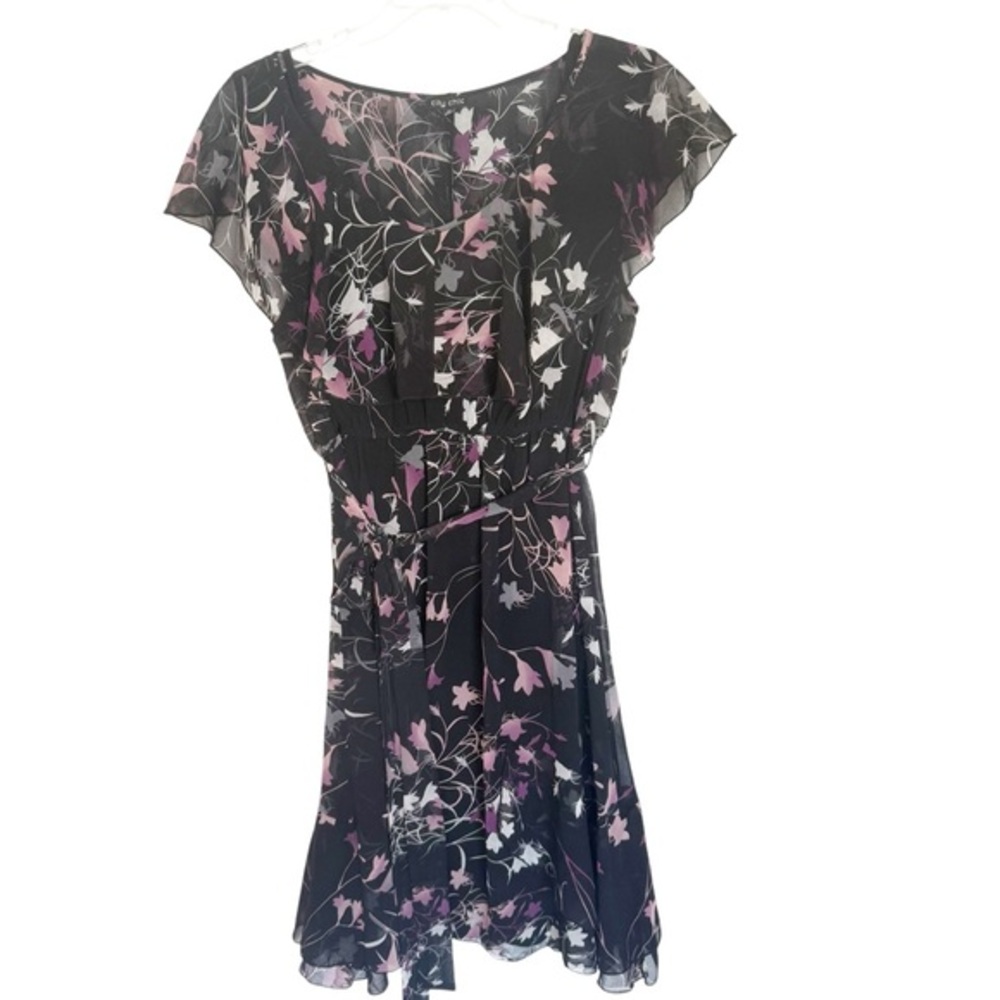 City Chic Romantic Flowy Dress M (18)